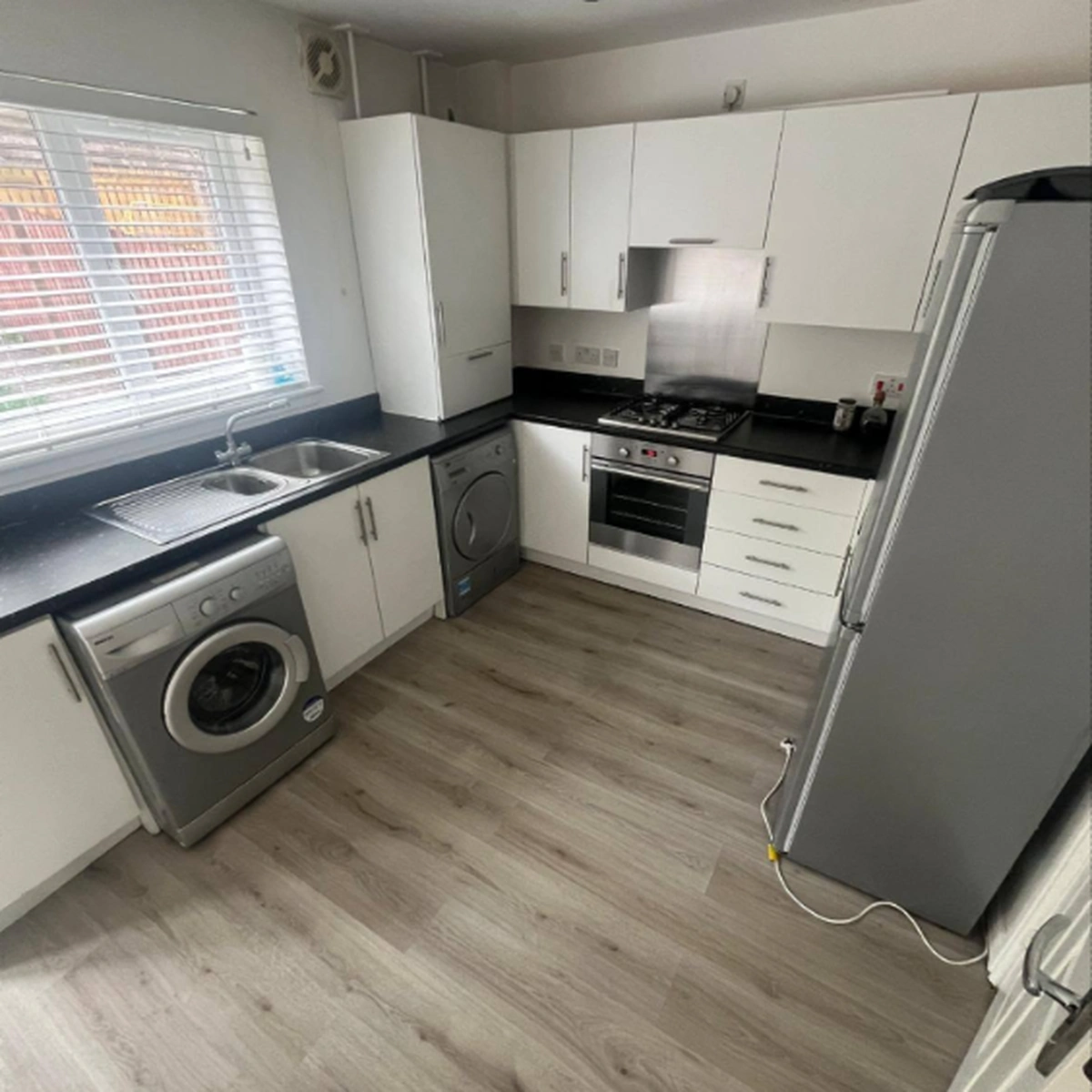 Clean modern kitchen after professional cleaning